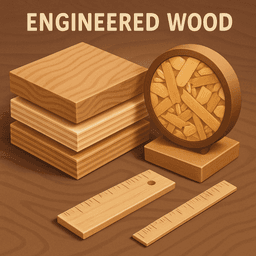 Engined wood